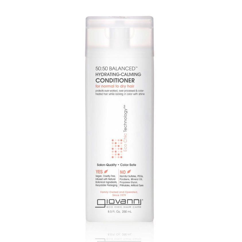 Giovanni Eco Chic 50:50 Balanced Hydrating-Calming Conditioner, 250ml
