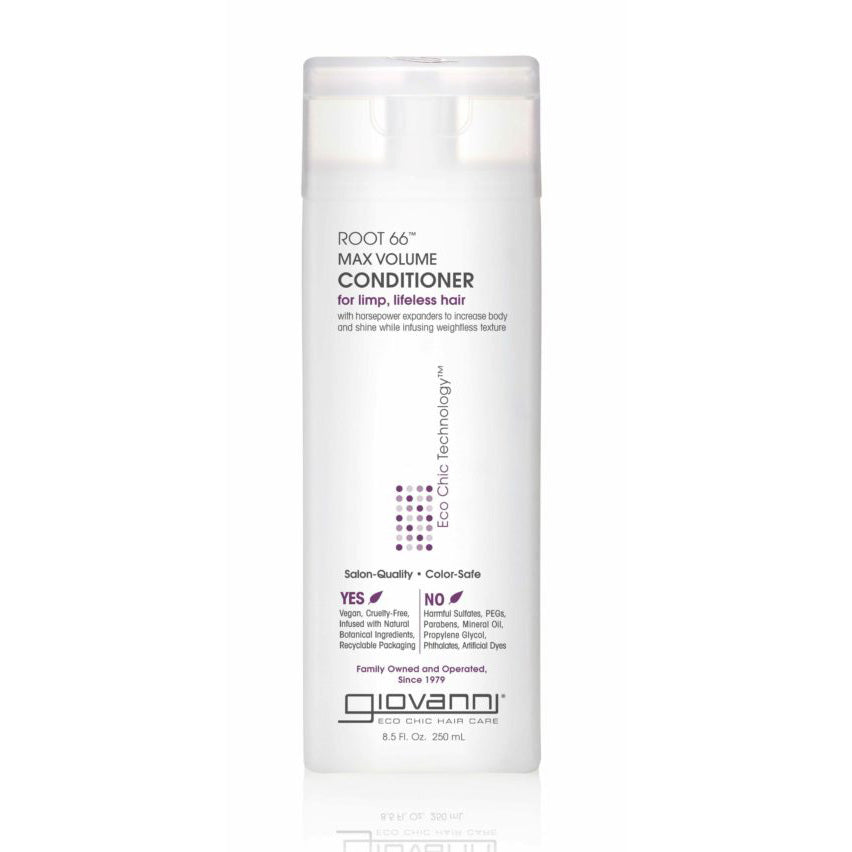 Giovanni Eco Chic Root 66 Max Volume Conditioner, 250ml