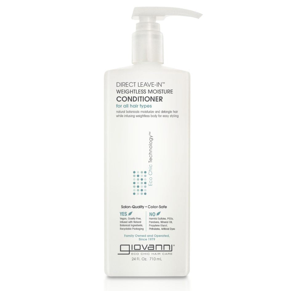 Giovanni Salon Size Eco Chic Direct Leave-In Weightless Moisture Conditioner, 1 Litre