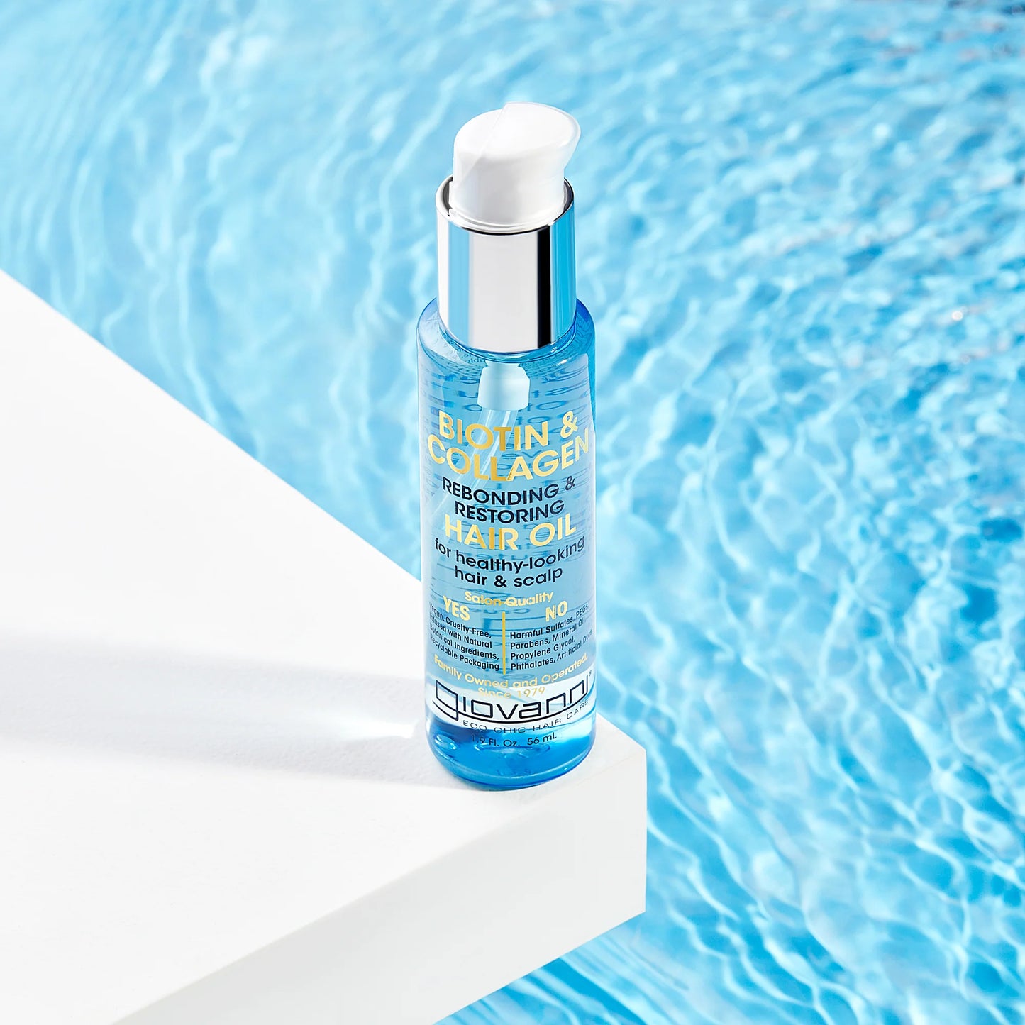 Giovanni Biotin & Collagen Rebonding & Restoring Hair Oil, 56ml
