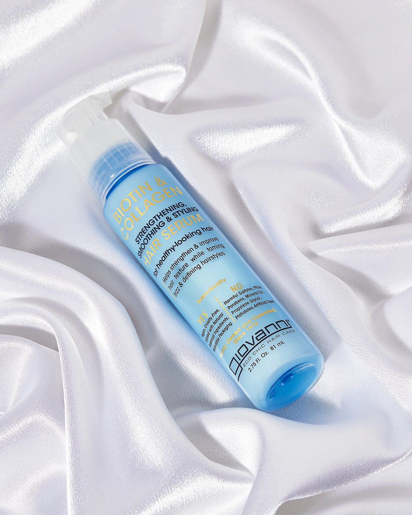 Giovanni Biotin & Collagen Strengthening, Smoothing & Styling Hair Serum, 81ml