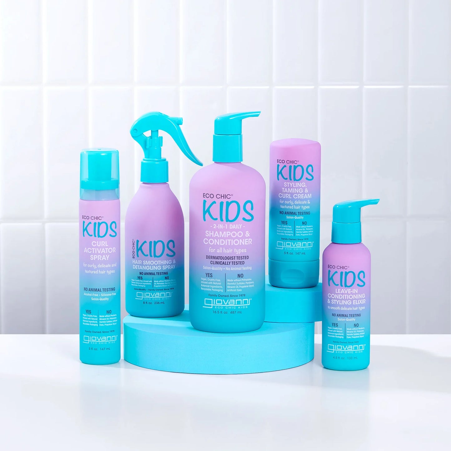 Giovanni Eco Chic Kids Hair Smoothing & Detangling Spray, 236ml
