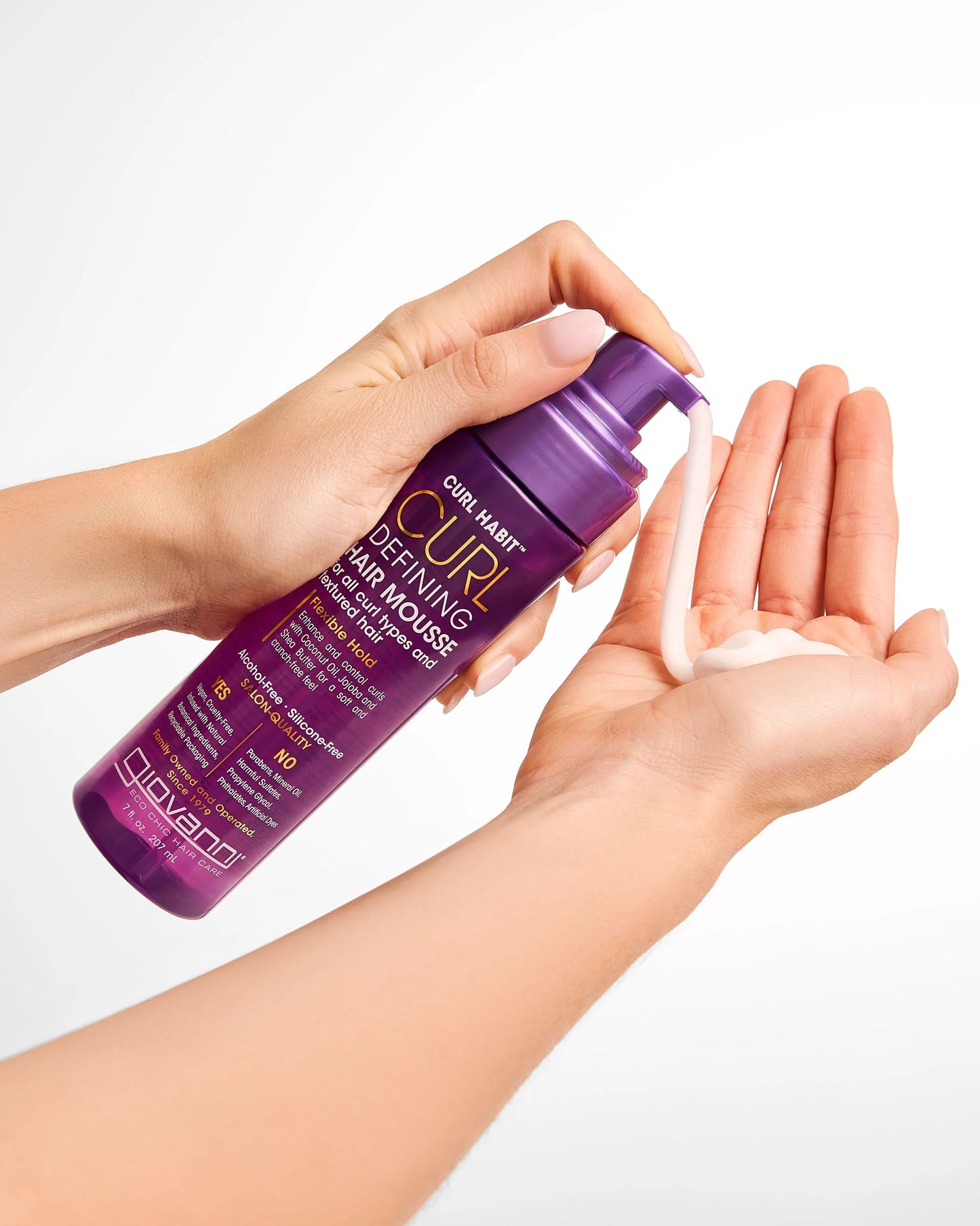 Giovanni Curl Habit™ Curl Defining Hair Mousse, 207ml