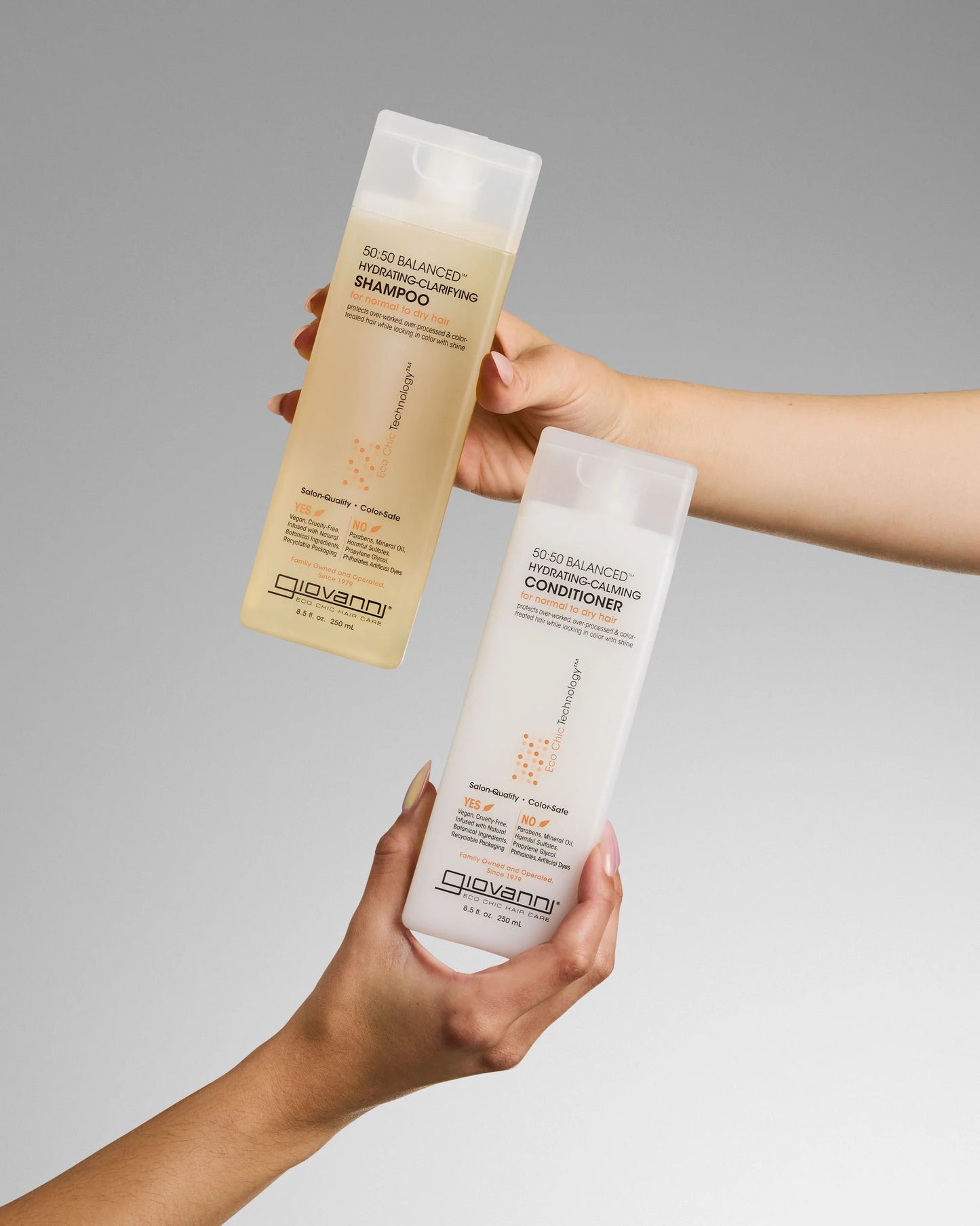 Giovanni Eco Chic 50:50 Balanced Hydrating-Calming Conditioner, 250ml