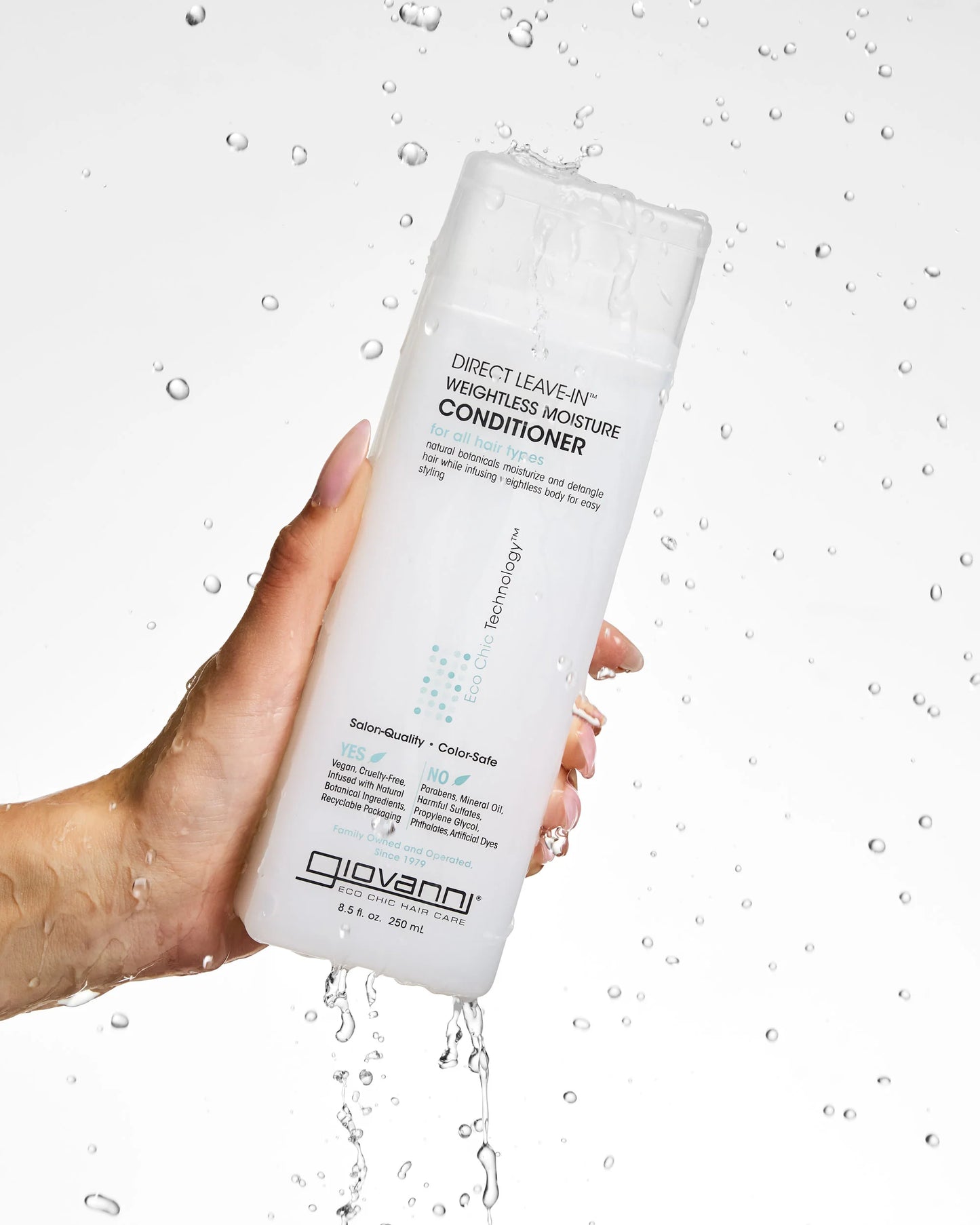 Giovanni Eco Chic Direct Leave-In Weightless Moisture Conditioner, 250ml