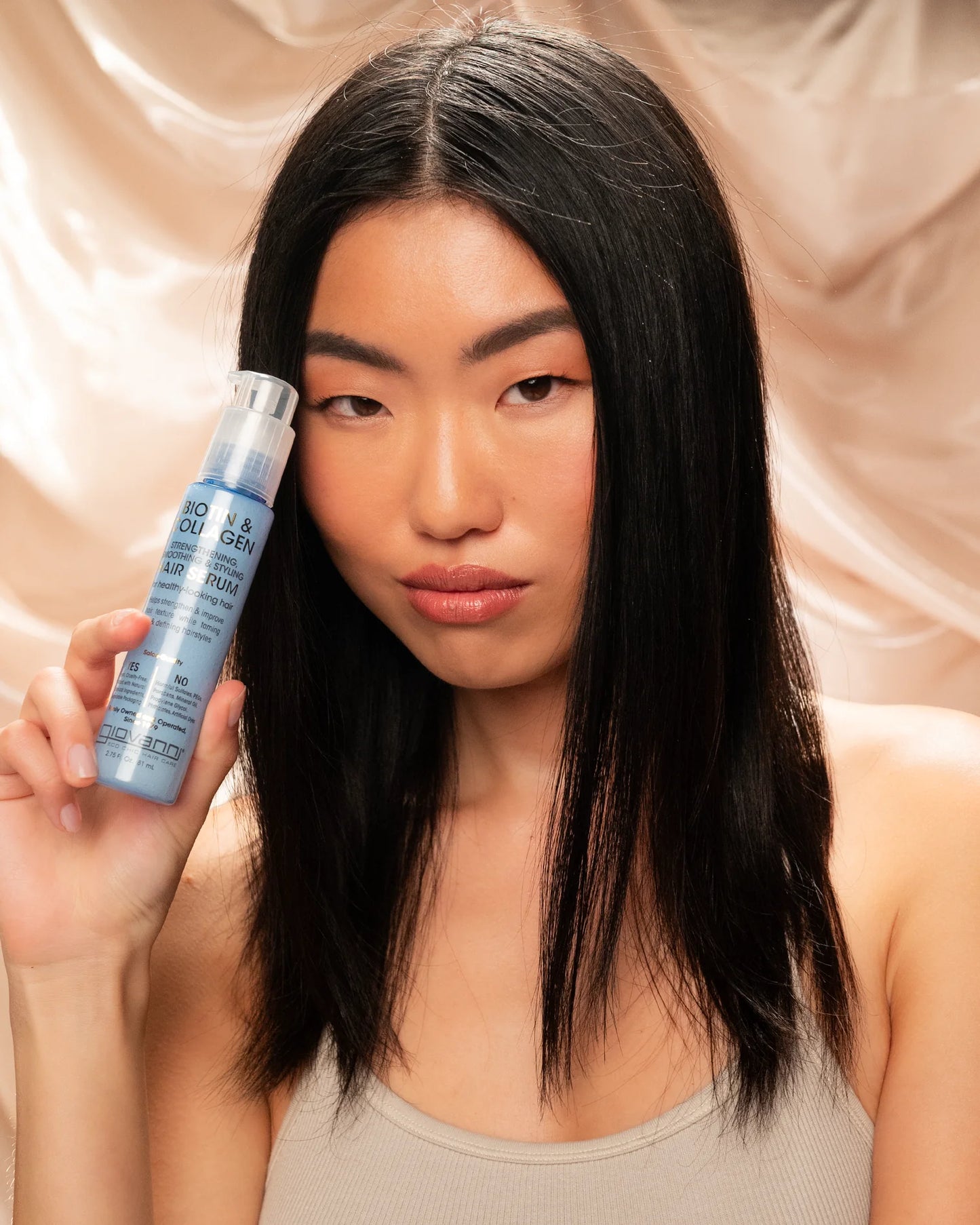 Giovanni Biotin & Collagen Strengthening, Smoothing & Styling Hair Serum, 81ml