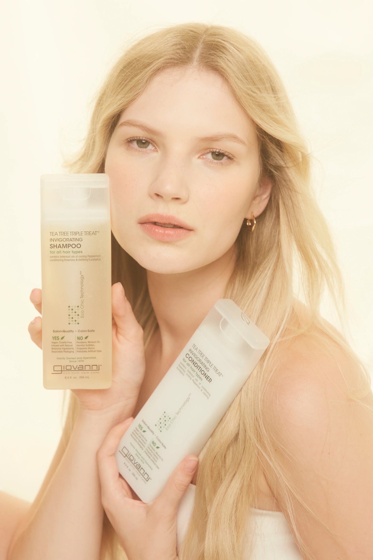 Giovanni Eco Chic Invingorating Tea Tree Triple Treat Shampoo, 250ml