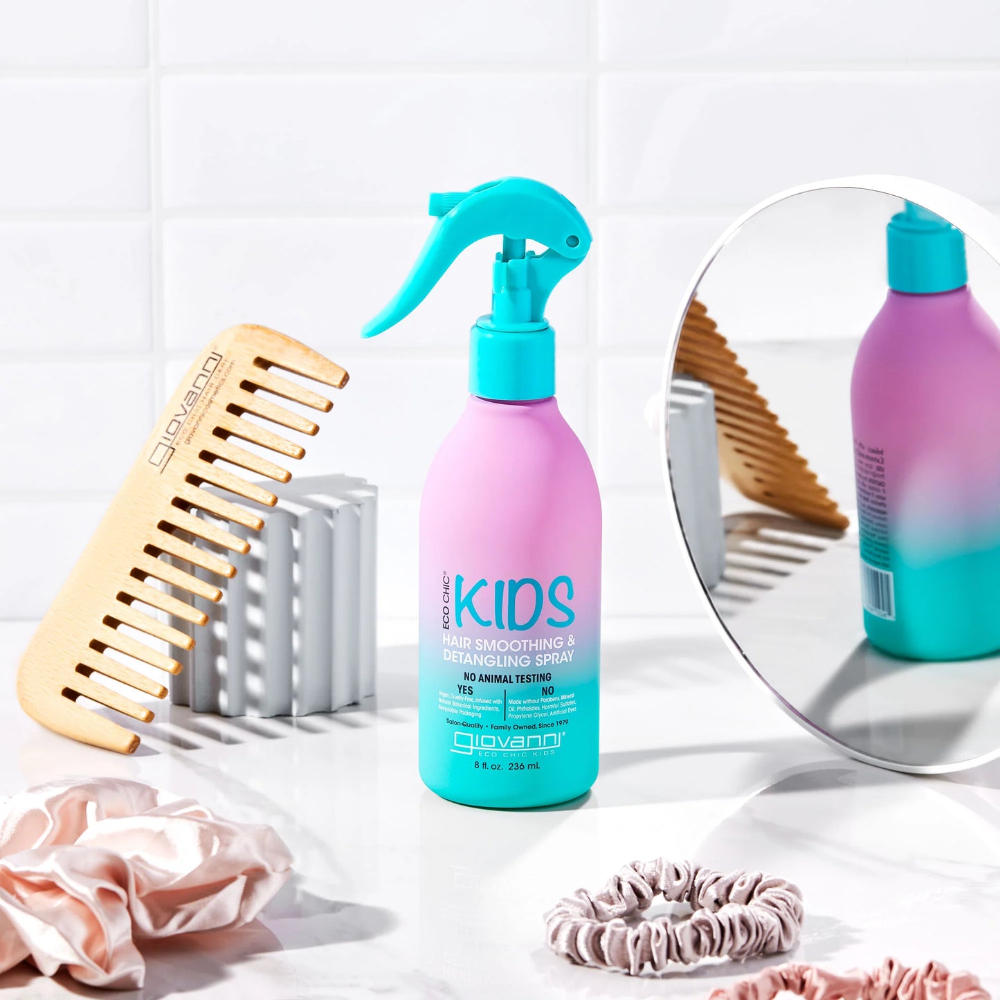 Giovanni Eco Chic Kids Hair Smoothing & Detangling Spray, 236ml