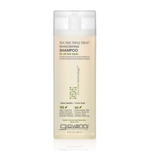 Giovanni Eco Chic Invingorating Tea Tree Triple Treat Shampoo, 250ml
