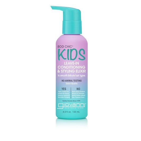 Giovanni Eco Chic Kids Leave-In Conditioning & Styling Elixir, 133ml